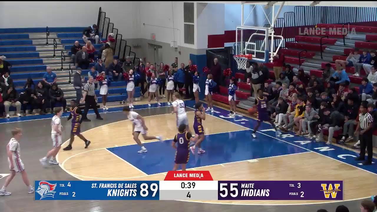 St. Francis de Sales vs Waite Boys High School Basketball