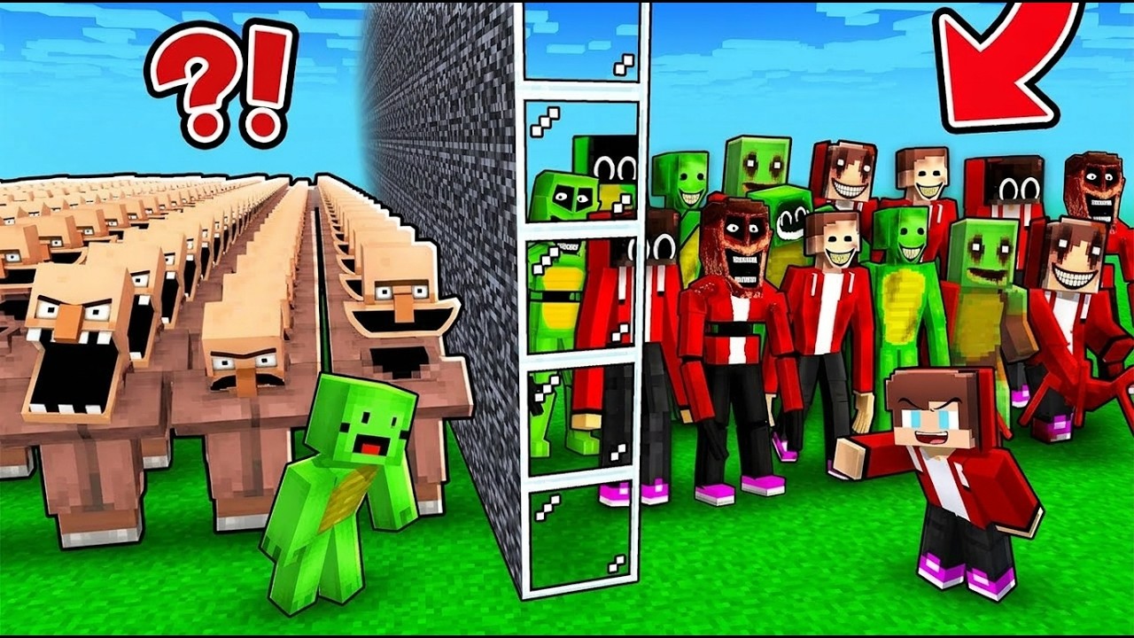 マイゼン vs マイキー スケアリーアーミーバトル！（マインクラフト）