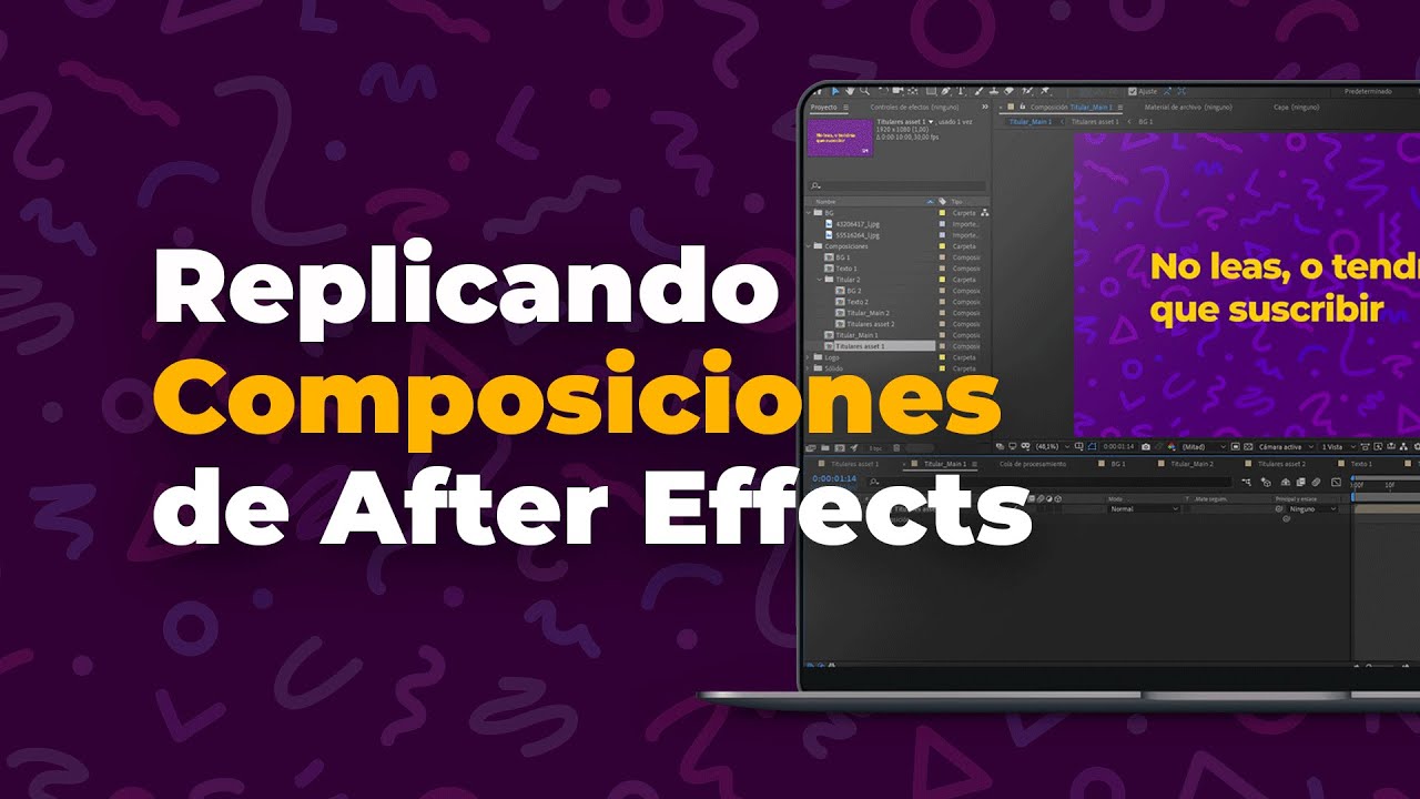 Como Replicar Animaciones Independientes - Tutorial After Effects