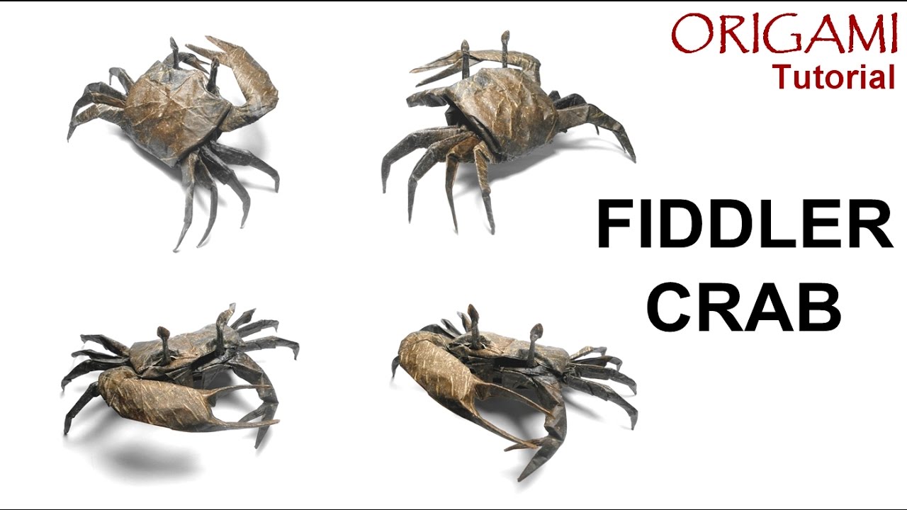 Origami Fiddler Crab (Satoshi Kamiya)