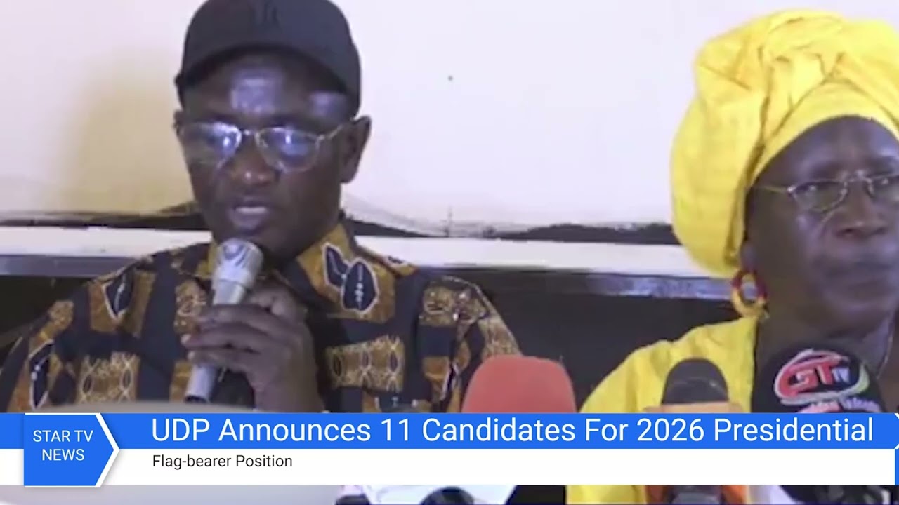 UDP Announces 11 Candidates For 2026 Presidential Flag bearer Position