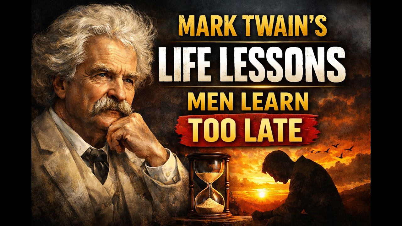 Mark Twain’s Life Lessons Men Realize Too Late That Change Everything