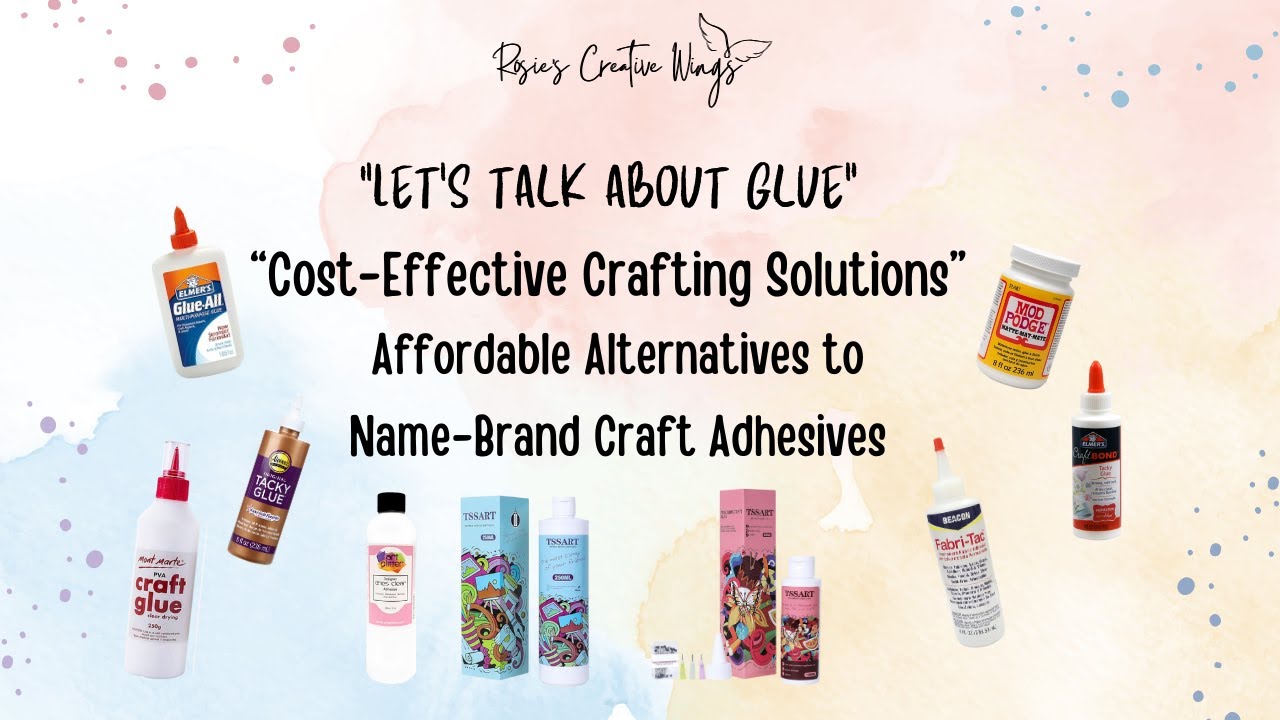 Lets talk about glue: Alternative to brand name expensive glue