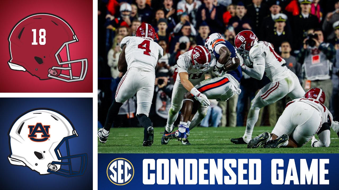 No. 10 Alabama Crimson Tide at Auburn Tigers | Condensed Game | 2025 SEC Football