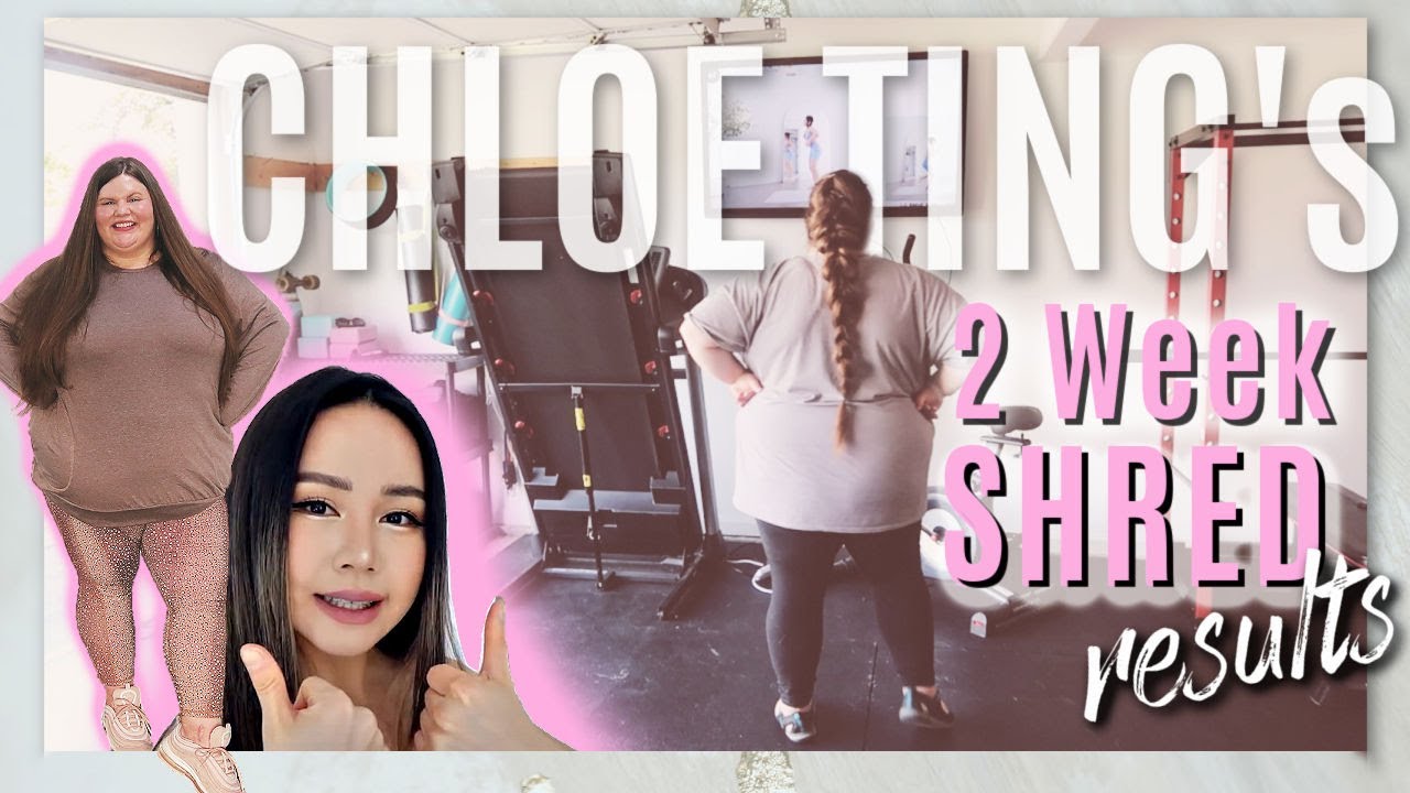 I TRIED THE CHLOE TING 2 Week Shred Challenge with 200 lbs to lose | WEIGHT LOSS JOURNEY | Results
