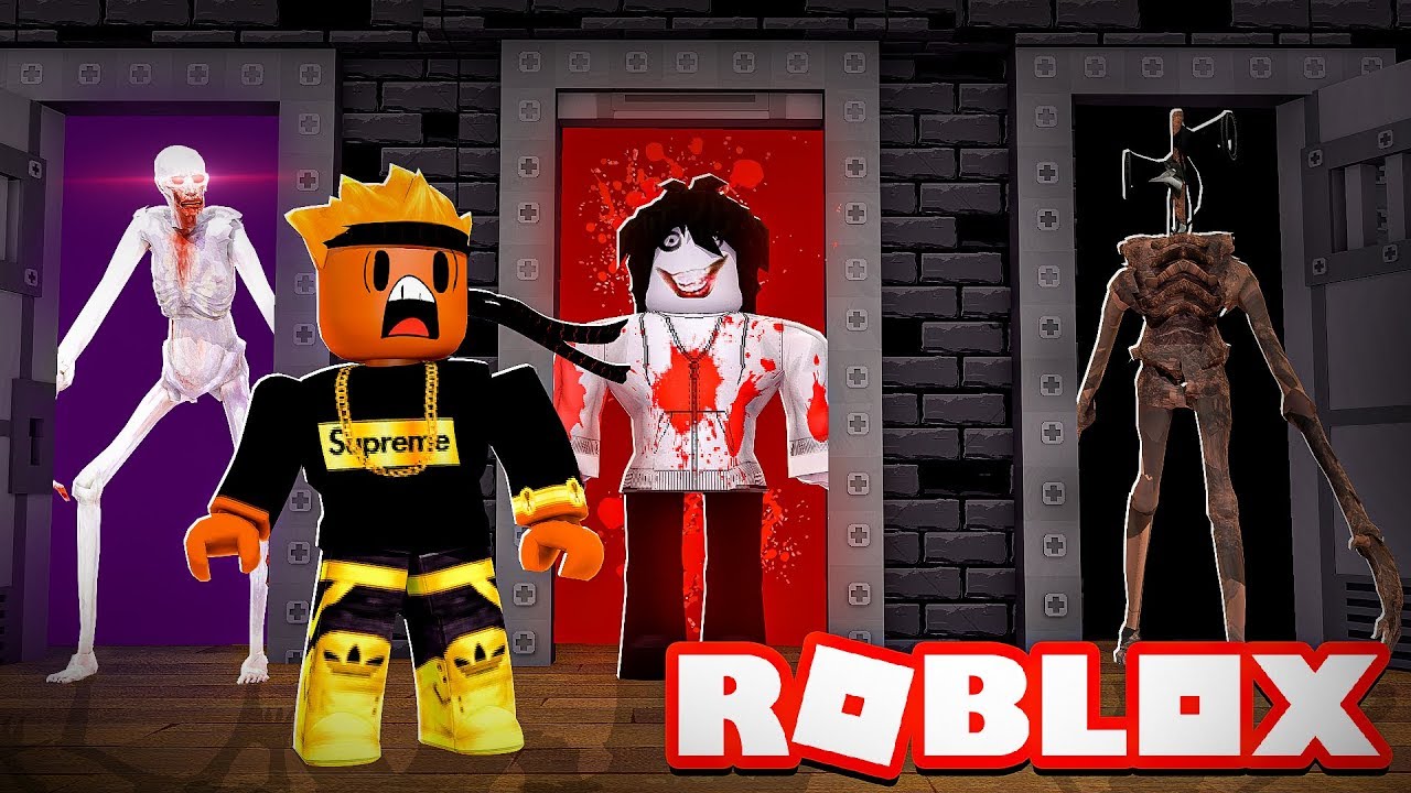 DO NOT CHOOSE THE WRONG DOOR IN ROBLOX... *SCARY*