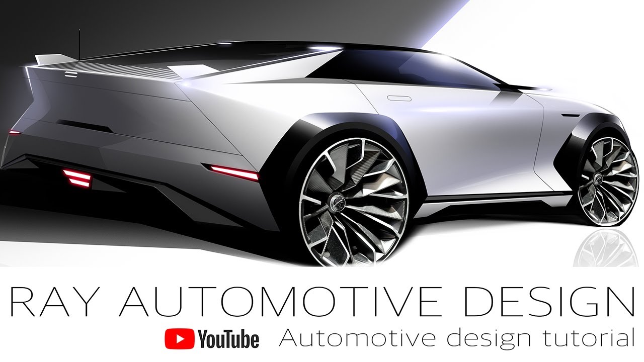 Car design / Car rendering tutorial / Photoshop rendering