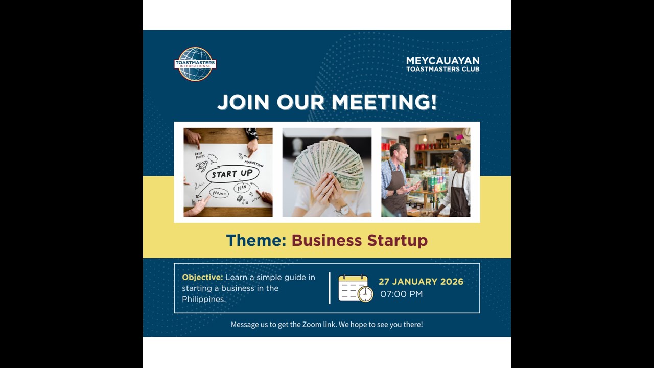 Meycauayan Toastmasters Club | January 27, 2026 | 
