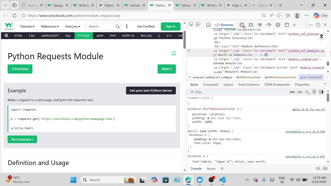 #python live