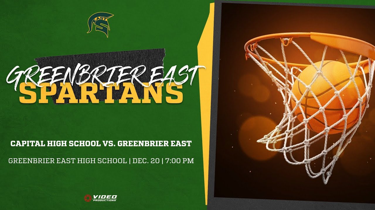 CAPITAL COUGARS VS. GREENBRIER EAST SPARTANS | WV BOYS BASKETBALL