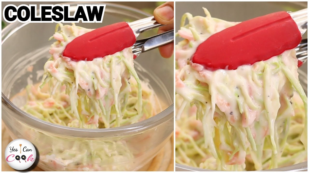 Coleslaw Recipe by (YES I CAN COOK)