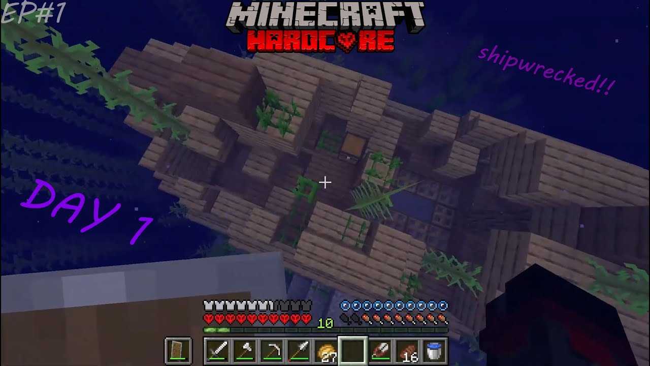 A Strong Start in Minecraft Hardcore (EP1)