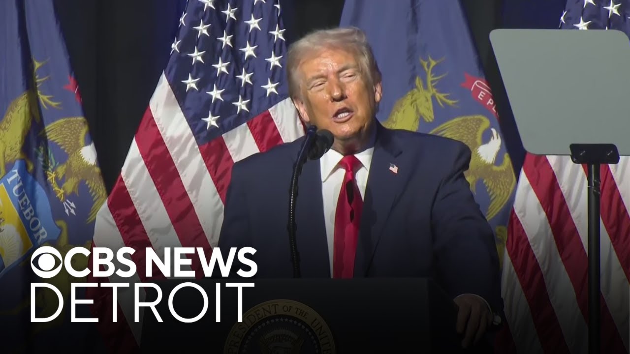 President Trump addresses Detroit Economic Club