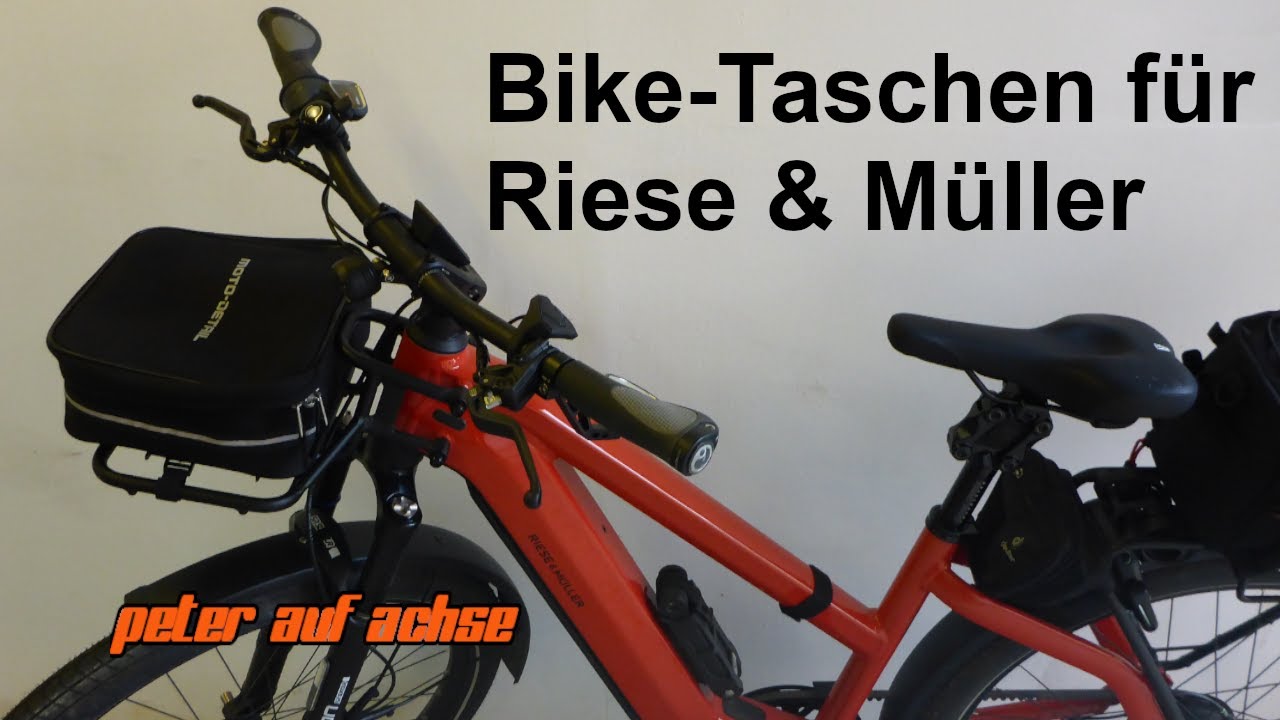 Biketaschen für Riese & Müller Fahrräder. Welche Taschen kann ich verwenden?