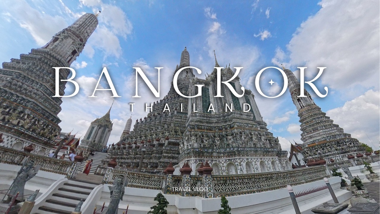 Bangkok Thailand Travel Vlog 🇹🇭 | Budget Hotel, Thai Exotic Street Food, & Wat Arun Temple!
