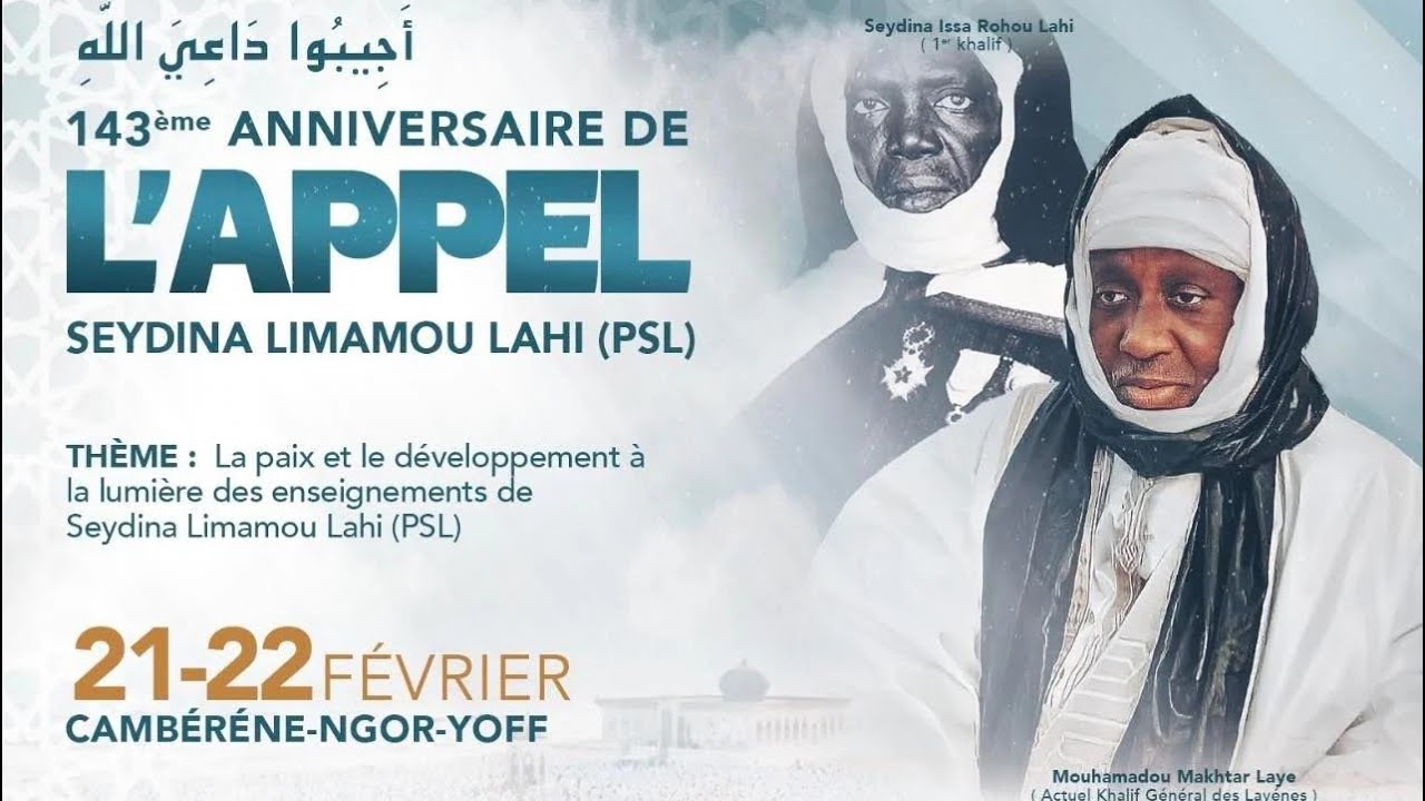 Diamalaye yorr yorr 144ē Anniversaire de l'appel de Seydina Limamou Lahi (psl) .