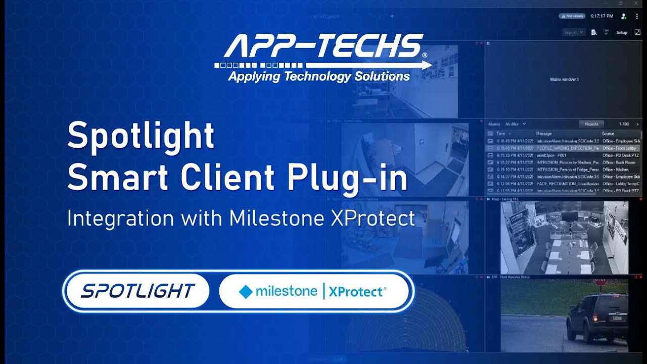 Spotlight Smart Client Plug-In Integration with Milestone XProtect