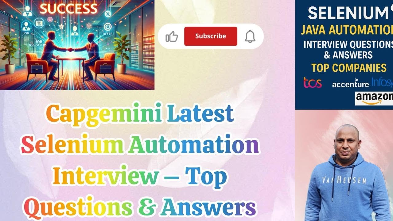 Вопросы и ответы для собеседования по автоматизации в Capgemini Selenium | Пройдите свое следующе...