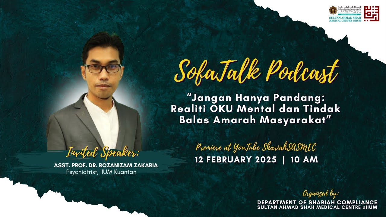 SofaTalk Ep.1 | Jangan Hanya Pandang: Realiti OKU Mental dan Tindak Balas Masyarakat
