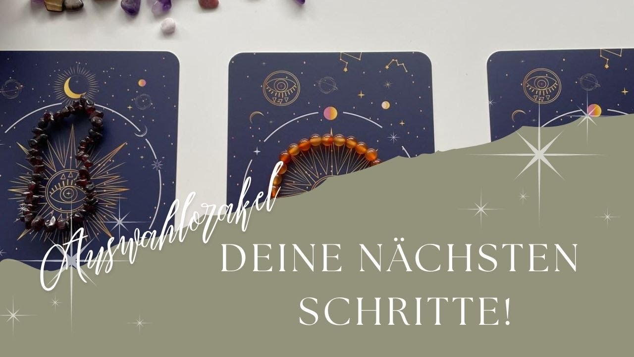 Das sind deine n&auml;chsten Schritte! #akashachronik #auswahlorakel