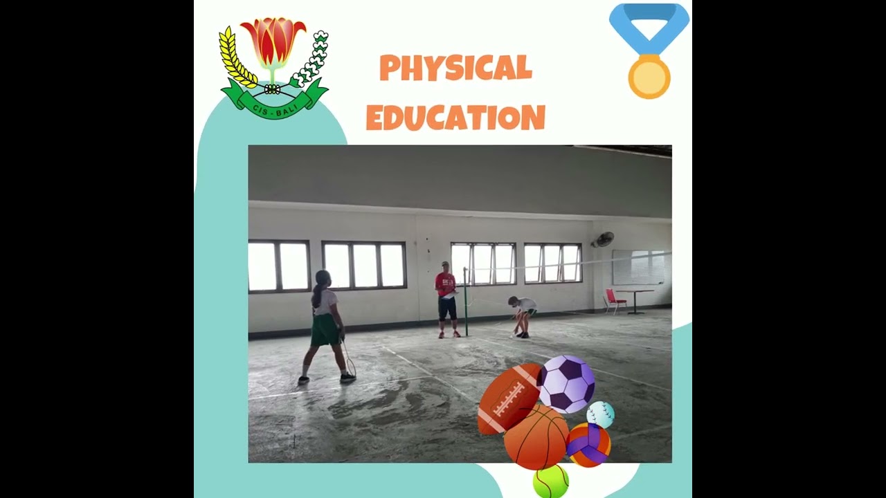 Middle test of physical education and computer subject