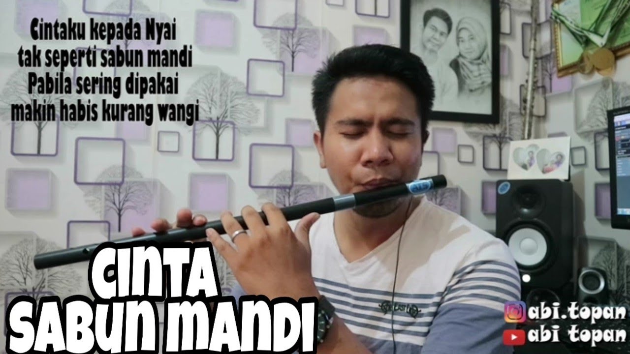 CINTA SABUN MANDI (cover lagu versi suling paralon)