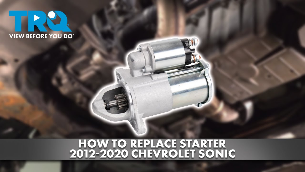 Как заменить стартер на Chevrolet Sonic 2012-2020