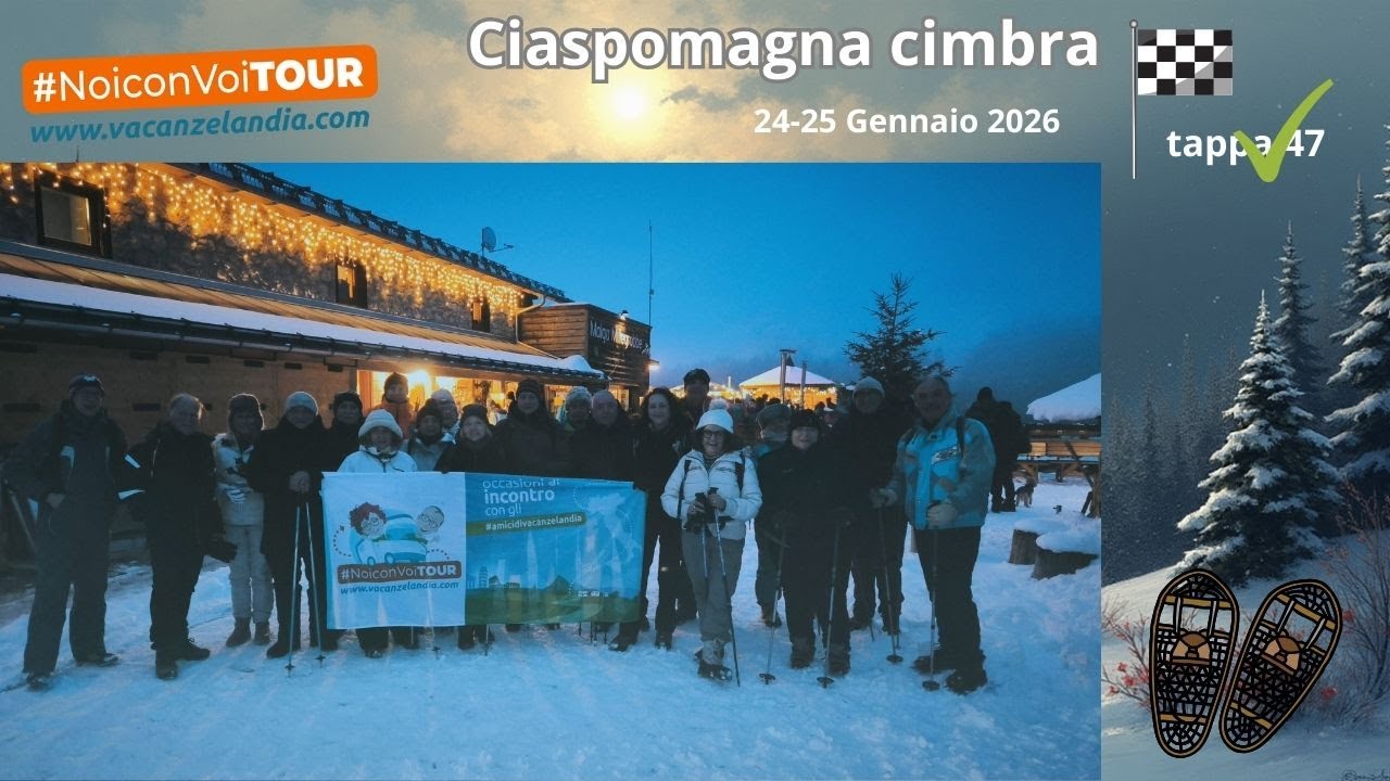 Un weekend di neve, condivisione e ricordi: la nostra Ciaspomagna sull&rsquo;Alpe Cimbra - #noiconvoitour