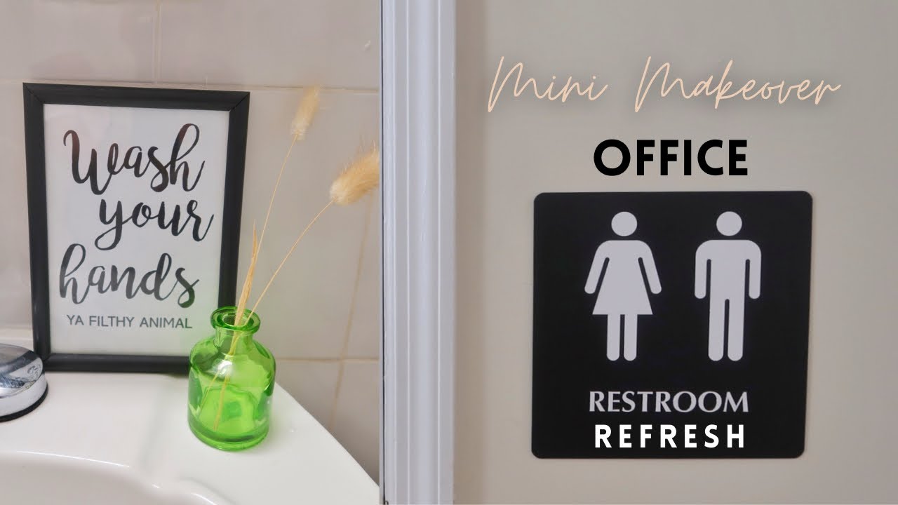 Mini Office Restroom Refresh | Simply Sherissa