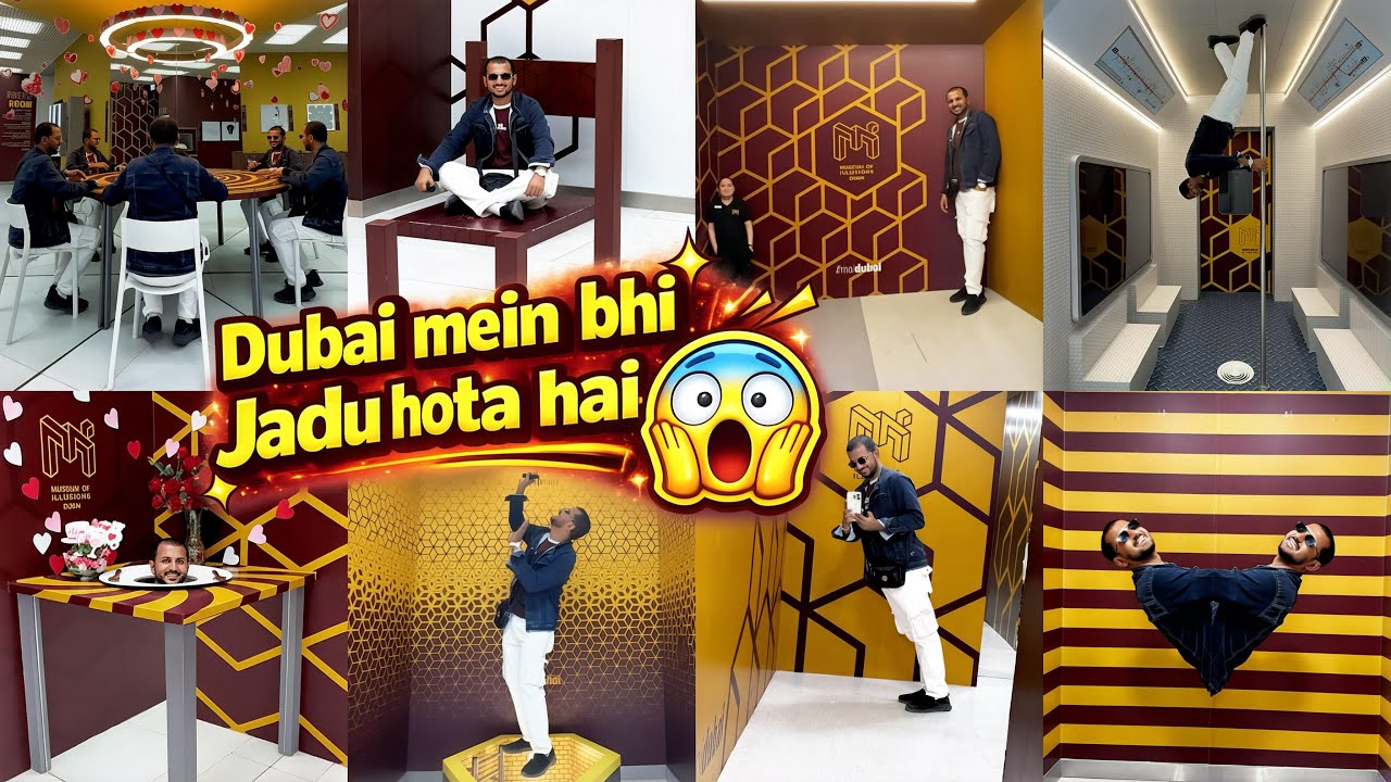 Sach Mein Jadu? 😱 | Dubai Museum of Illusions Full Vlog