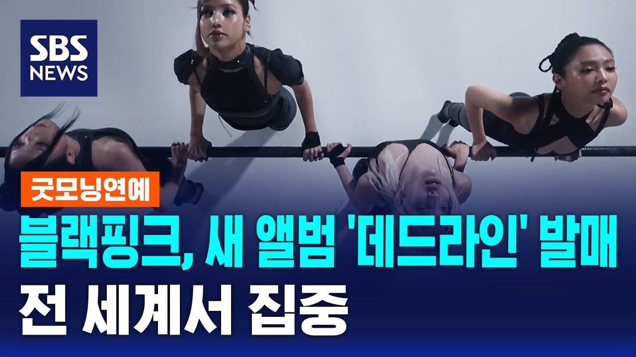 블랙핑크, 새 앨범 '데드라인' 발매…전 세계서 집중 / SBS / 굿모닝연예