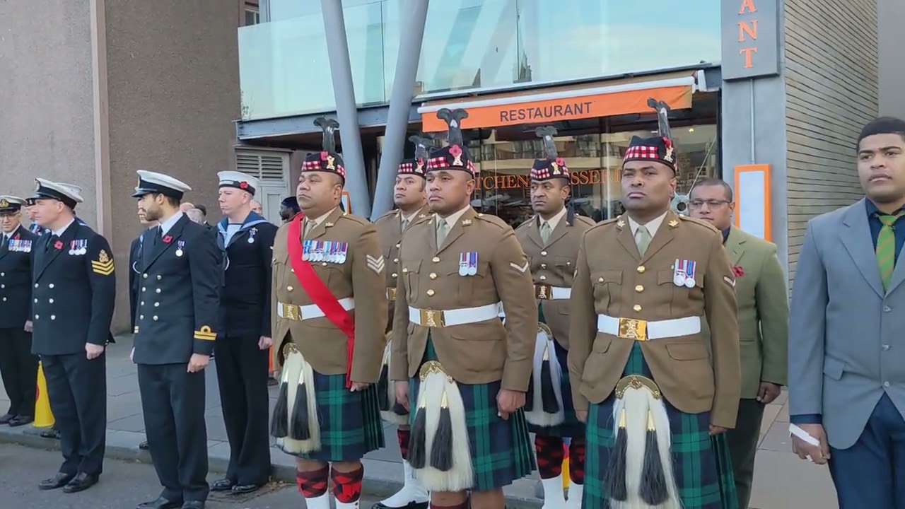Rememberance day parade @Inverness