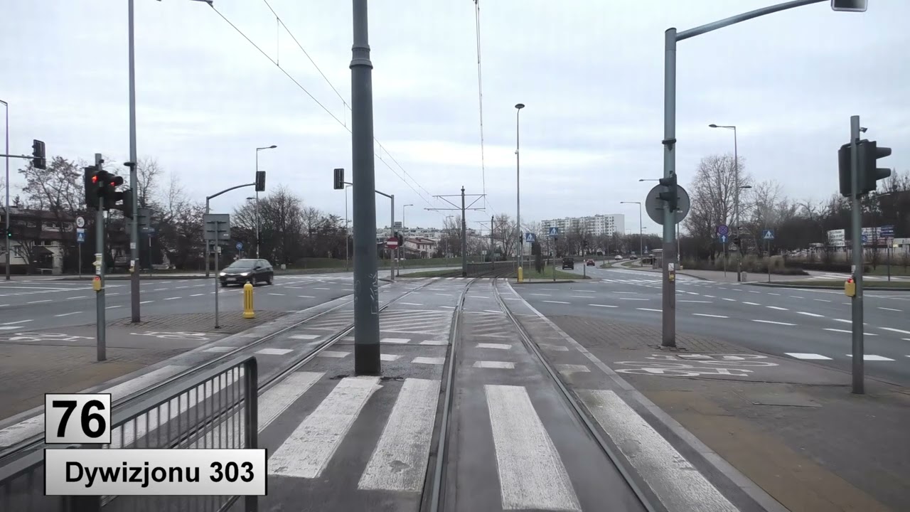 Tramwaje Warszawa 2023 Linia 76