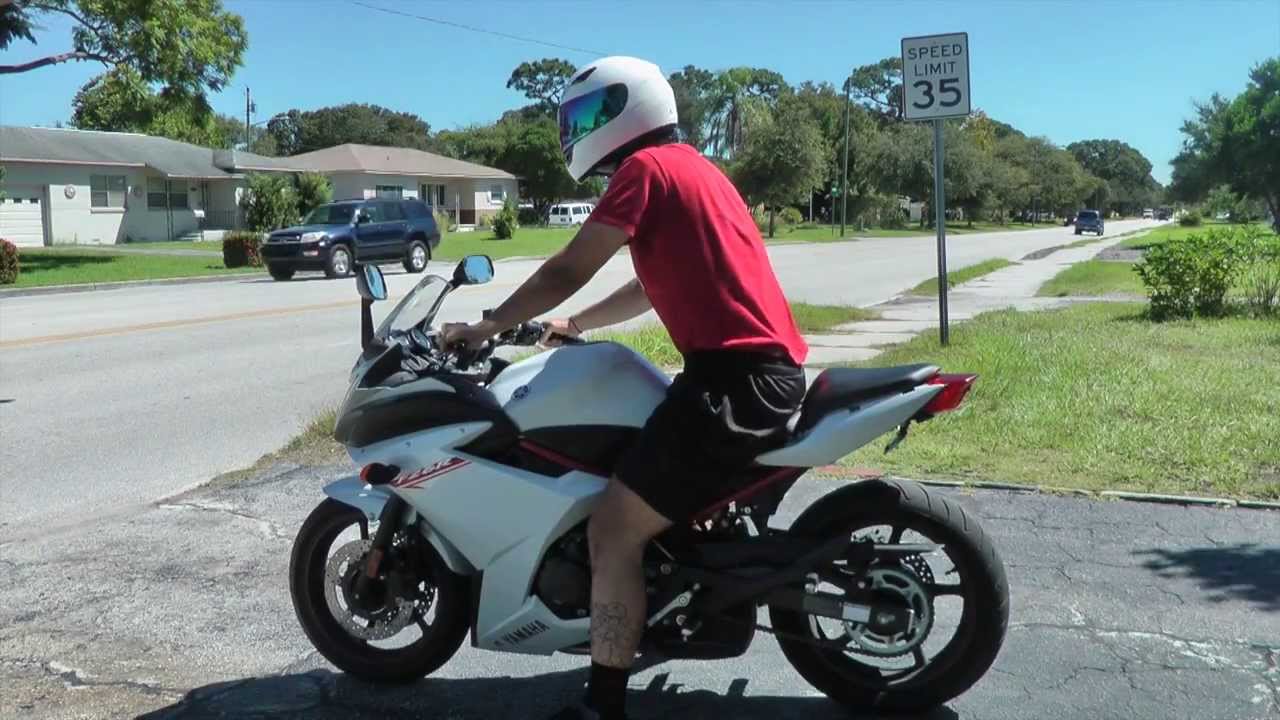 2013 fz6r M4 exhaust before/after and install diy