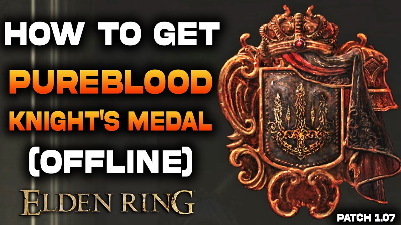 Elden Ring: Как получить медаль чистокровного рыцаря в офлайн-режиме | Телепортация через портал ...