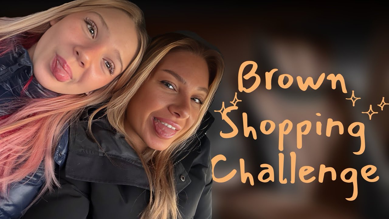 Brun shopping challenge & äter CAN CAKE