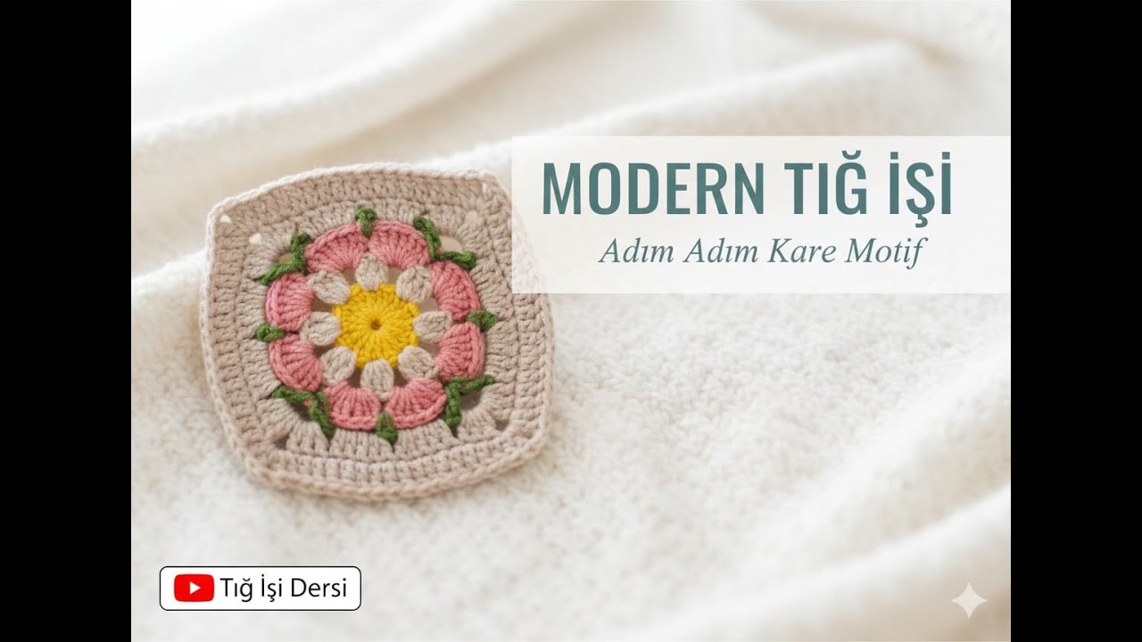easy motif making 👍kolay motif yapımı çanta yelek ve battaniyelerde #crochet #diy #bebekbattaniyesi