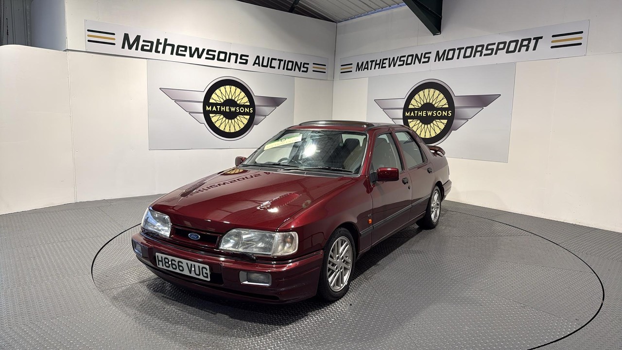 1991 FORD SIERRA SAPPHIRE COSWORTH  | Mathewsons Classic Cars | Auction: 15, 16 & 17 April 2026