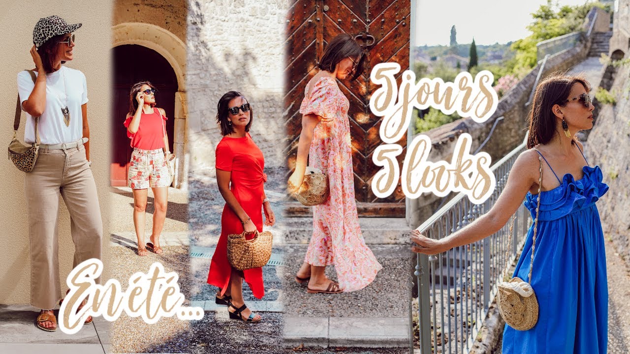 LOOKBOOK - 5 jours, 5 looks - en été