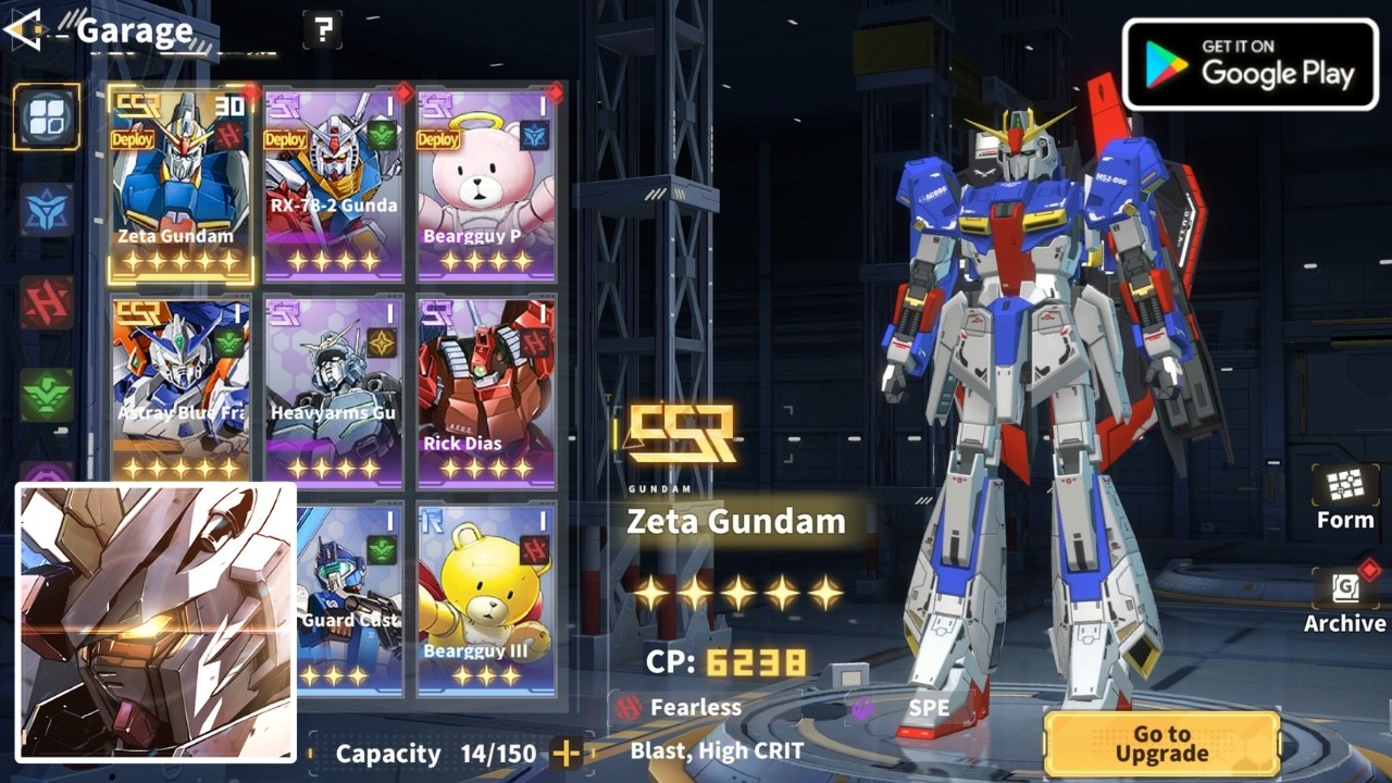 Mobile Suit: Galaxy Gameplay | Mecha Gundam RPG (Android)