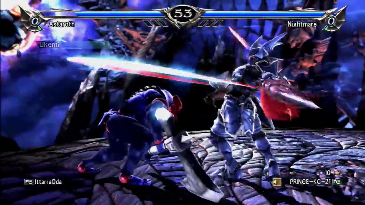 Soulcalibur V: IttarraOda (Astaroth/Aeon) Vs. PRINCE-KC-21 (Nightmare)