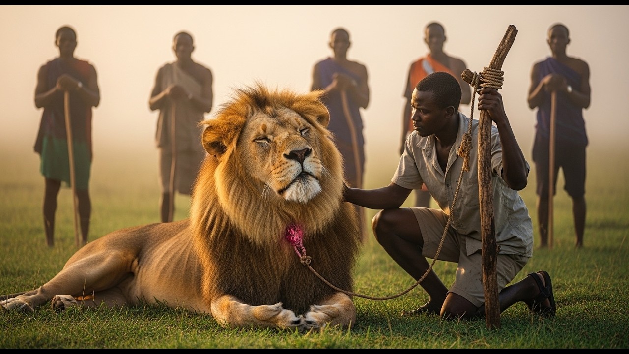 A Lion Was Trapped Until an Entire Village Stepped In… Then the Unbelievable Happened