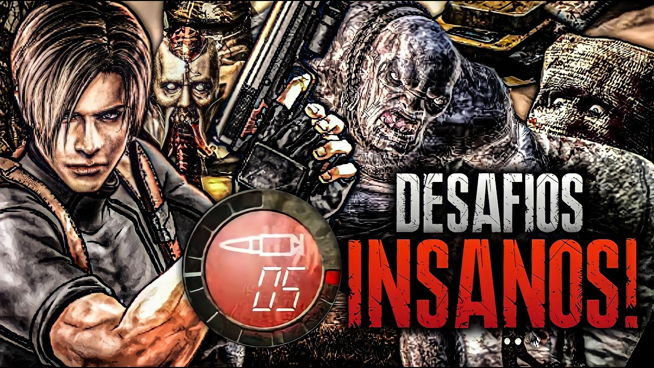 OS DESAFIOS MAIS DIF&Iacute;CEIS DO - RESIDENT EVIL 4
