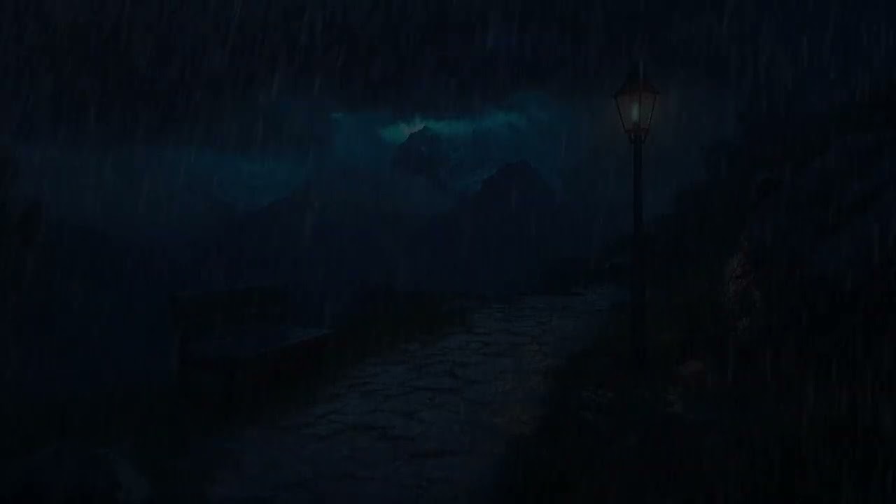 FALL ASLEEP  FAST TONIGHT 🌧️ Cozy Fire & Gentle Forest Rain in a Silent Cabin Retreat 🔥