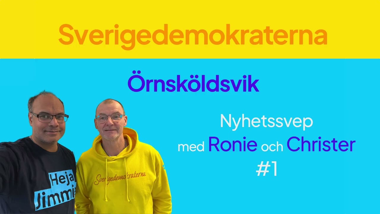 SD Örnsköldsvik: Nyhetssvep med Ronie och Christer #1