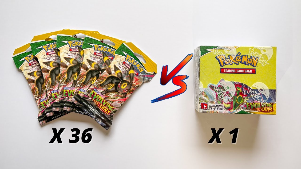 Evolving Skies Blister Packs VS Booster Box | Which has Better Pull Rates?