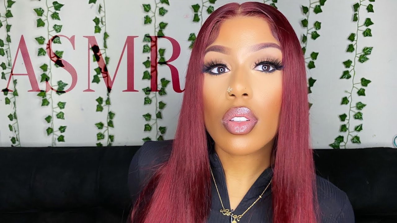 ASMR | Let’s Talk RED HAIR! My FAVORITE Hair Color (99J) ft KissLove Hair