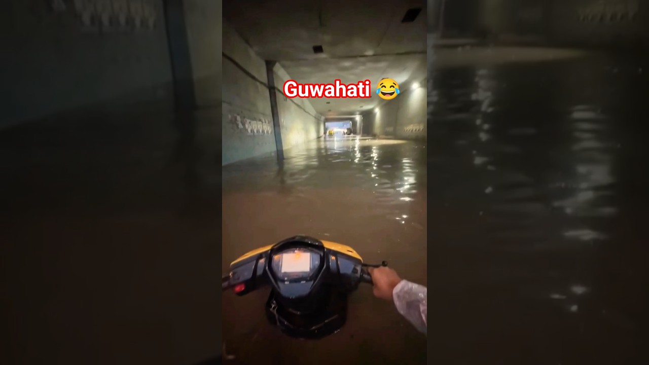 📍Floods in Guwahati 🌊 | #beargrylls #guwahati #flood #assam #foryou #everyone
