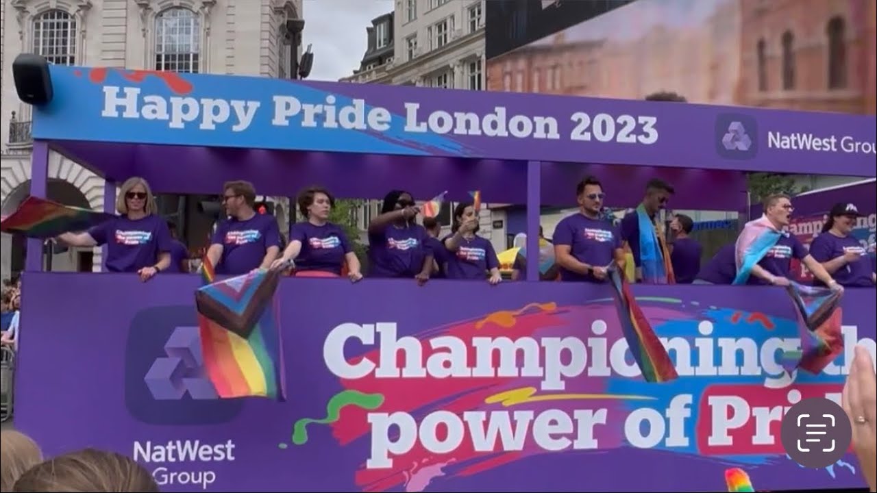 London Pride Parade 2023, Piccadilly Circus London, Pride in London 2023