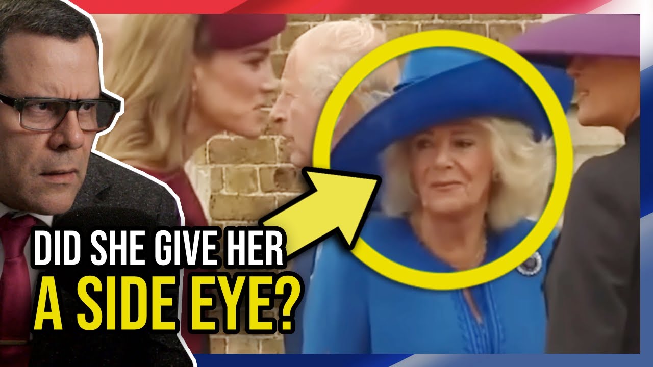 Analysis of Camilla's BODY LANGUAGE when Catherine arrived!